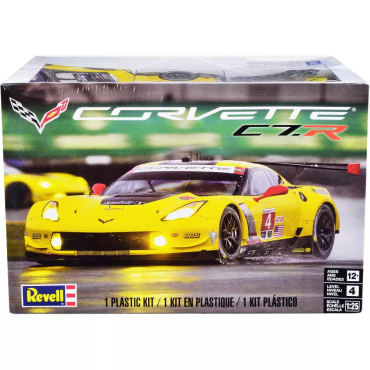 KIT PARA MONTAR REVELL CORVETTE C7.R 1/25 64 PEÇAS REV 85-4304 14304